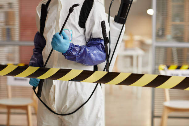 Professional Blood Cleanup technician working in Thornton, CA